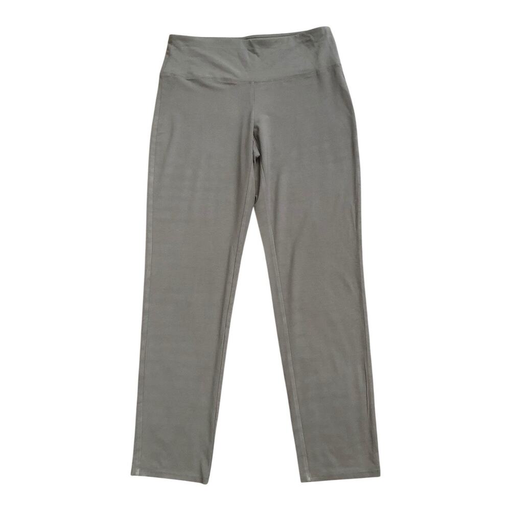 J Jill Wearever Pants Womens Small Olive Pull On Stretch Smooth Fit Slim Leg